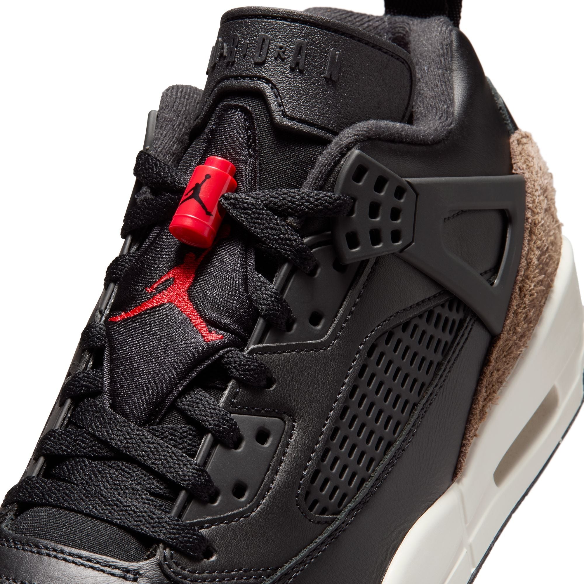 Air Jordan Mens Spizike Low - Black/University Red