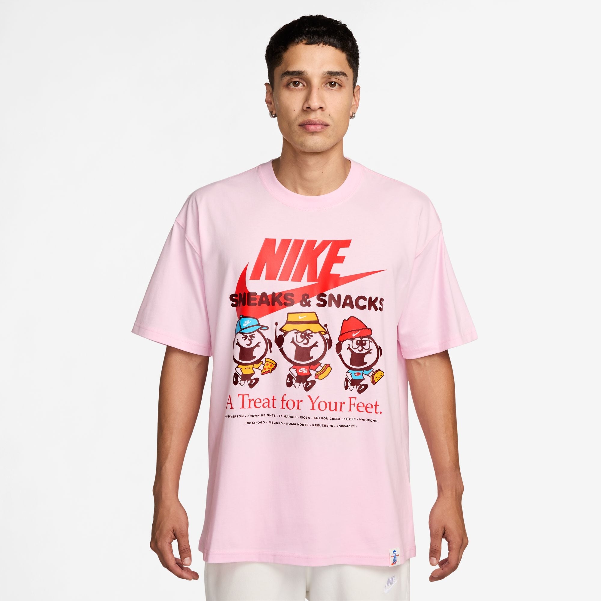 Nike Mens Sportswear Max90 Tee - Pink Foam