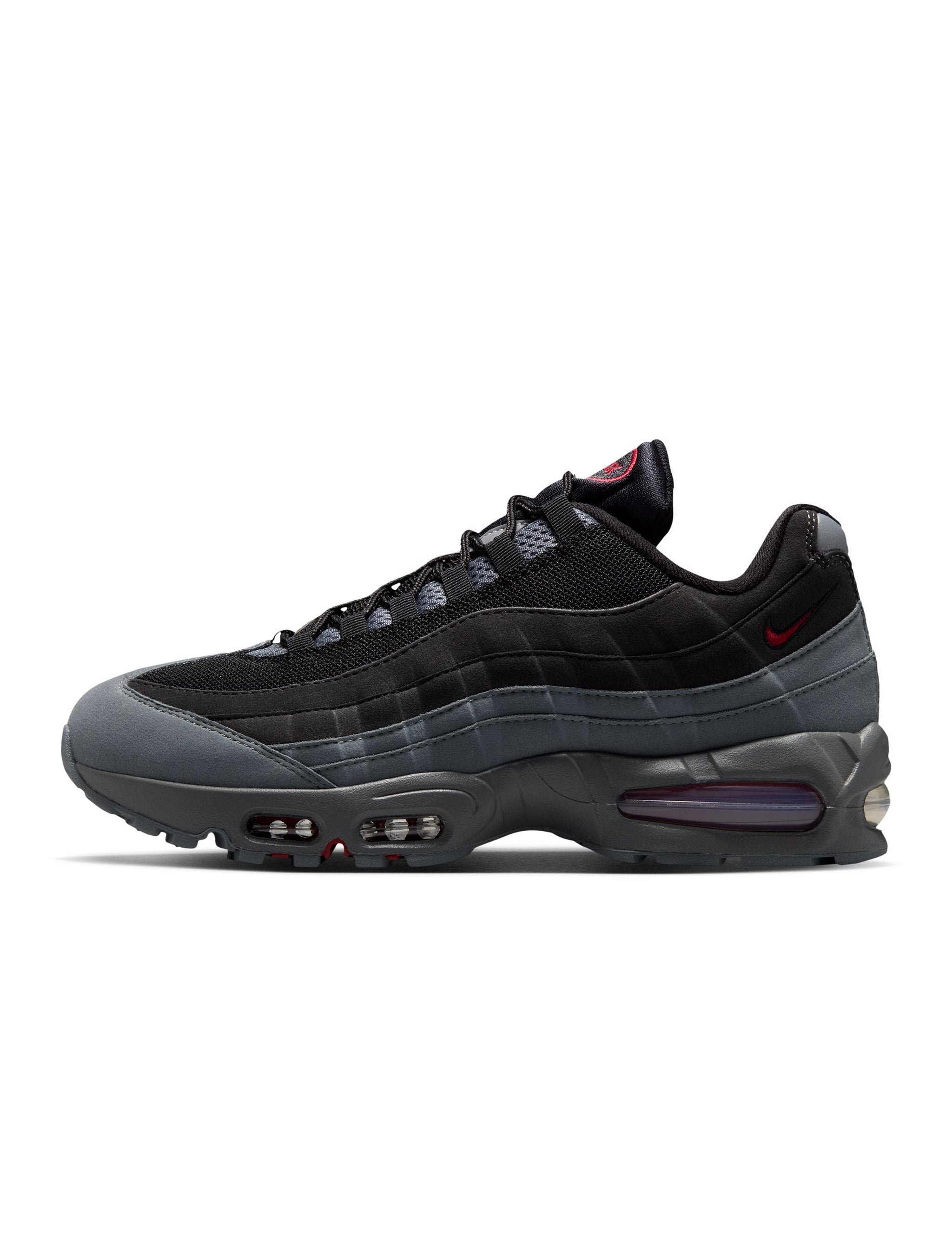 Nike Mens Air Max 95 Big Bubble OG - Black/Tough Red