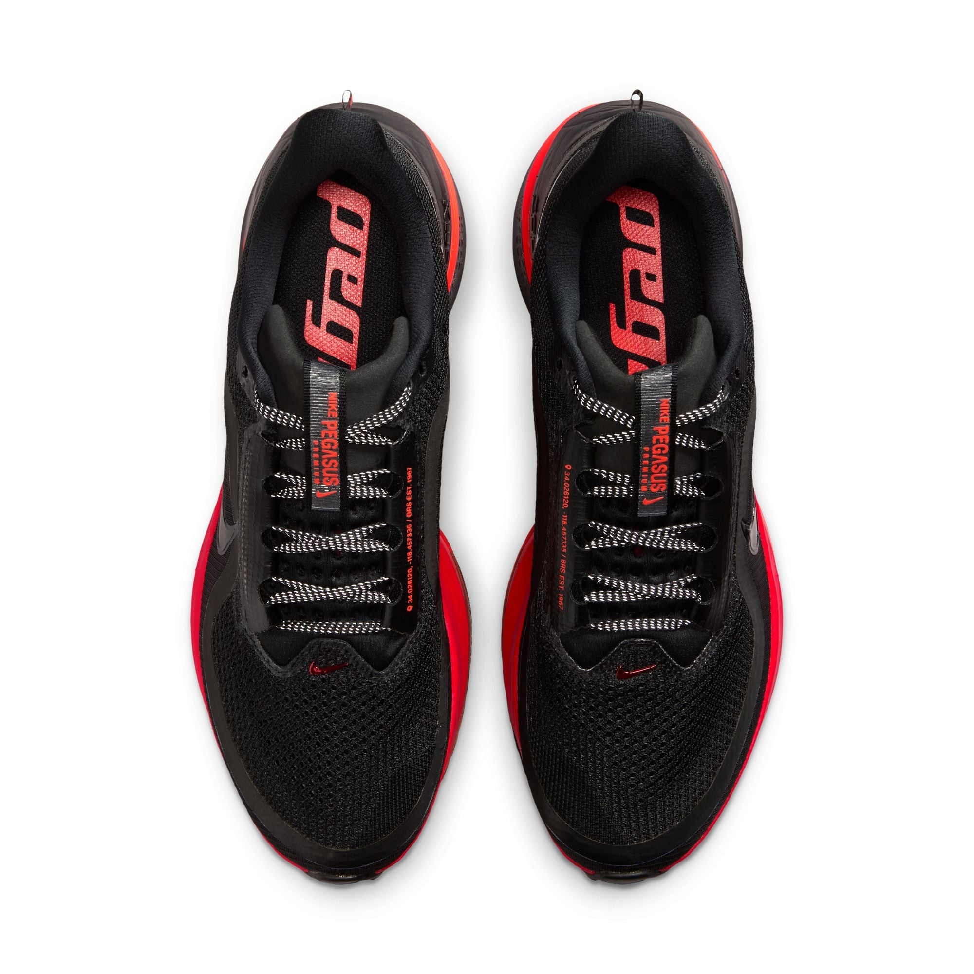 Nike Mens Pegasus Premium - Black/University Red