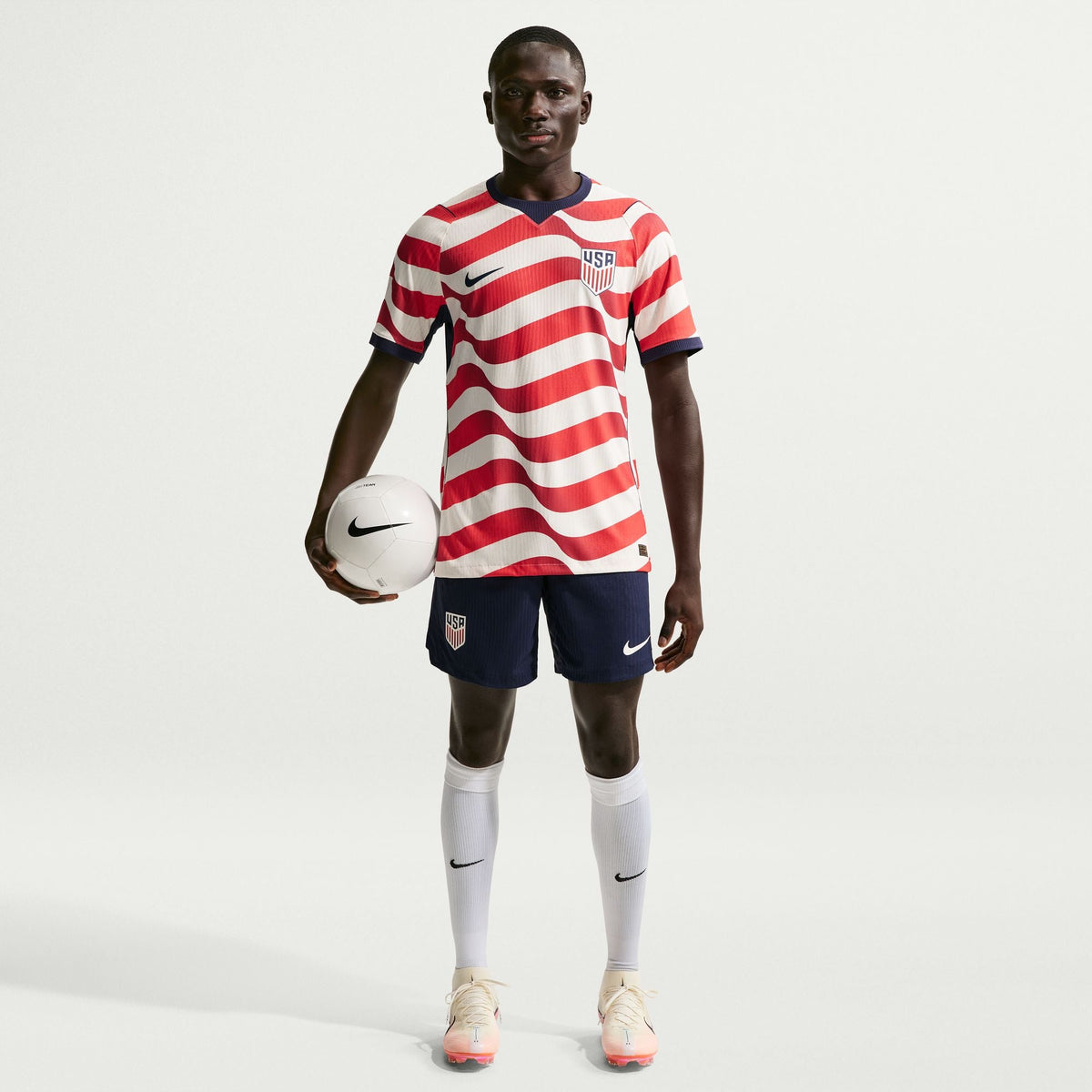 Nike Mens USA 2026 Match Home Jersey - Sail/Midnight Navy