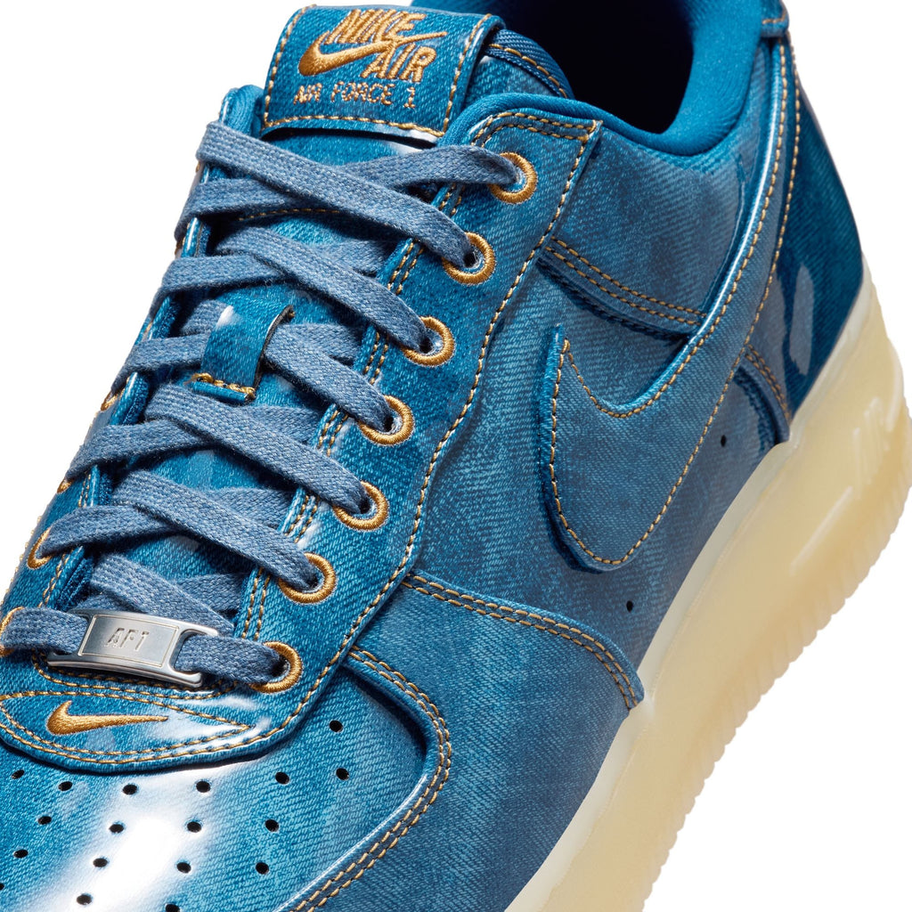 Nike Mens Air Force 1 Retro - Patent Denim
