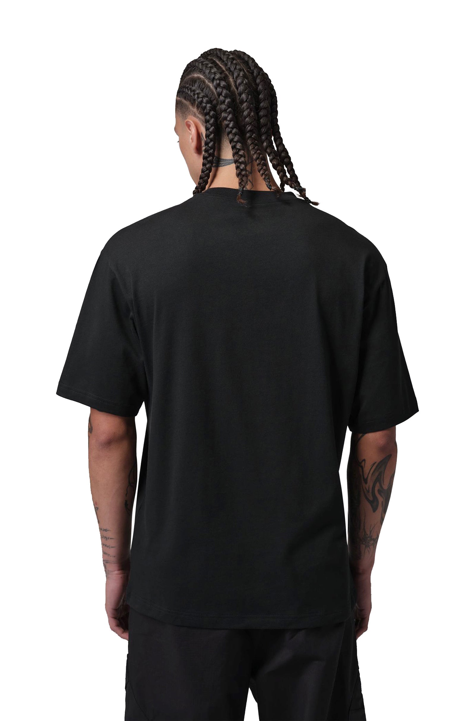 Air Jordan Mens World Best Tee - Black/University Red