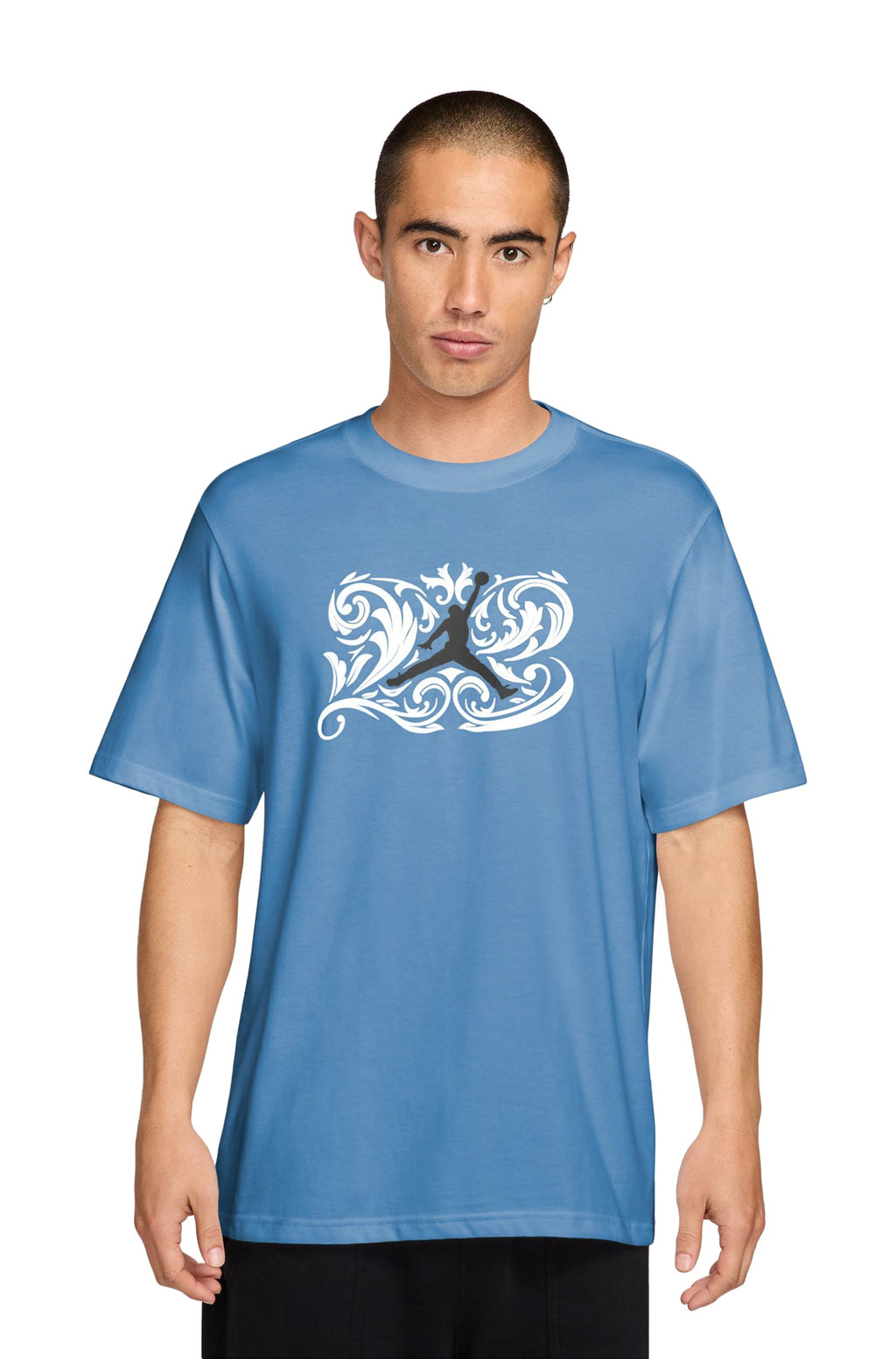 Air Jordan Mens Sport Tee - Blue Beyond