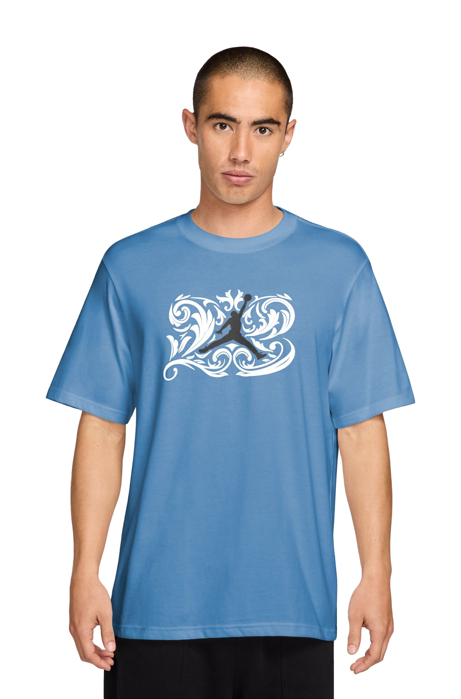 Air Jordan Mens Sport Tee - Blue Beyond