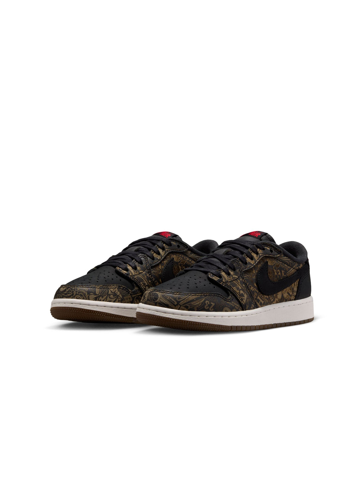 Air Jordan Big Kids 1 Retro Low OG - Laser