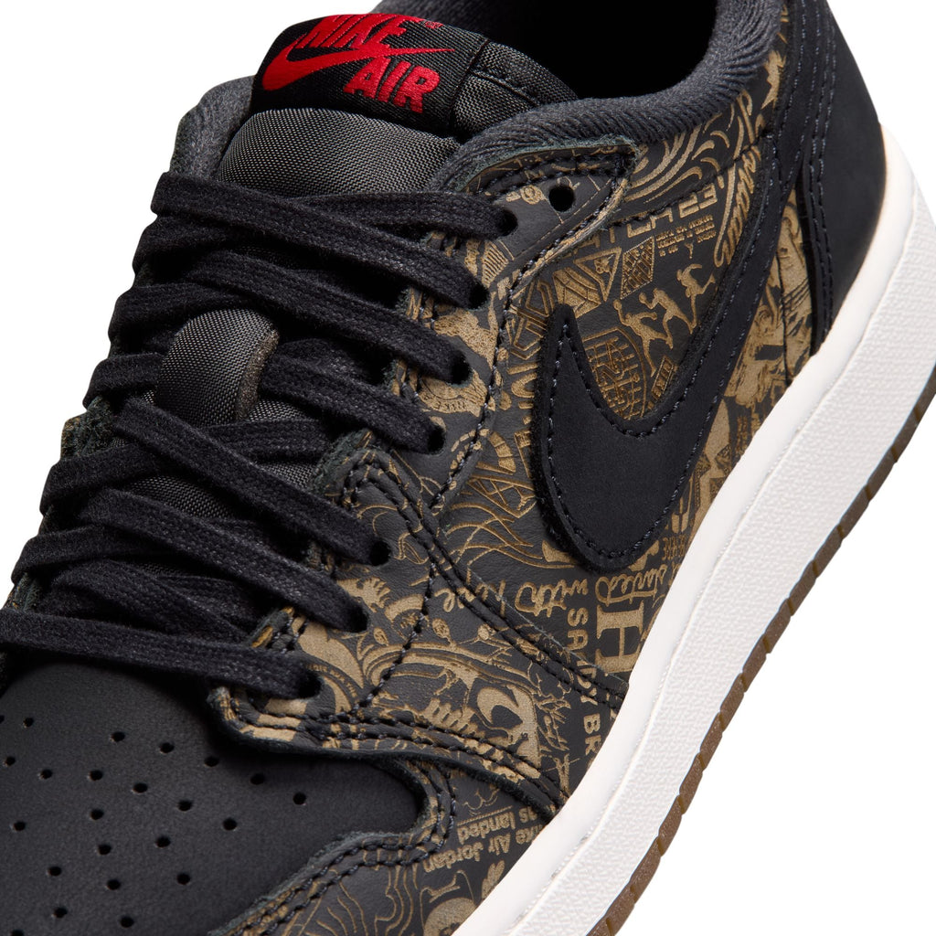 Air Jordan Big Kids 1 Retro Low OG - Laser