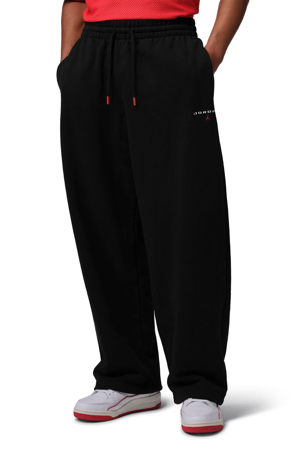Air Jordan Mens Fleece Pants - Black