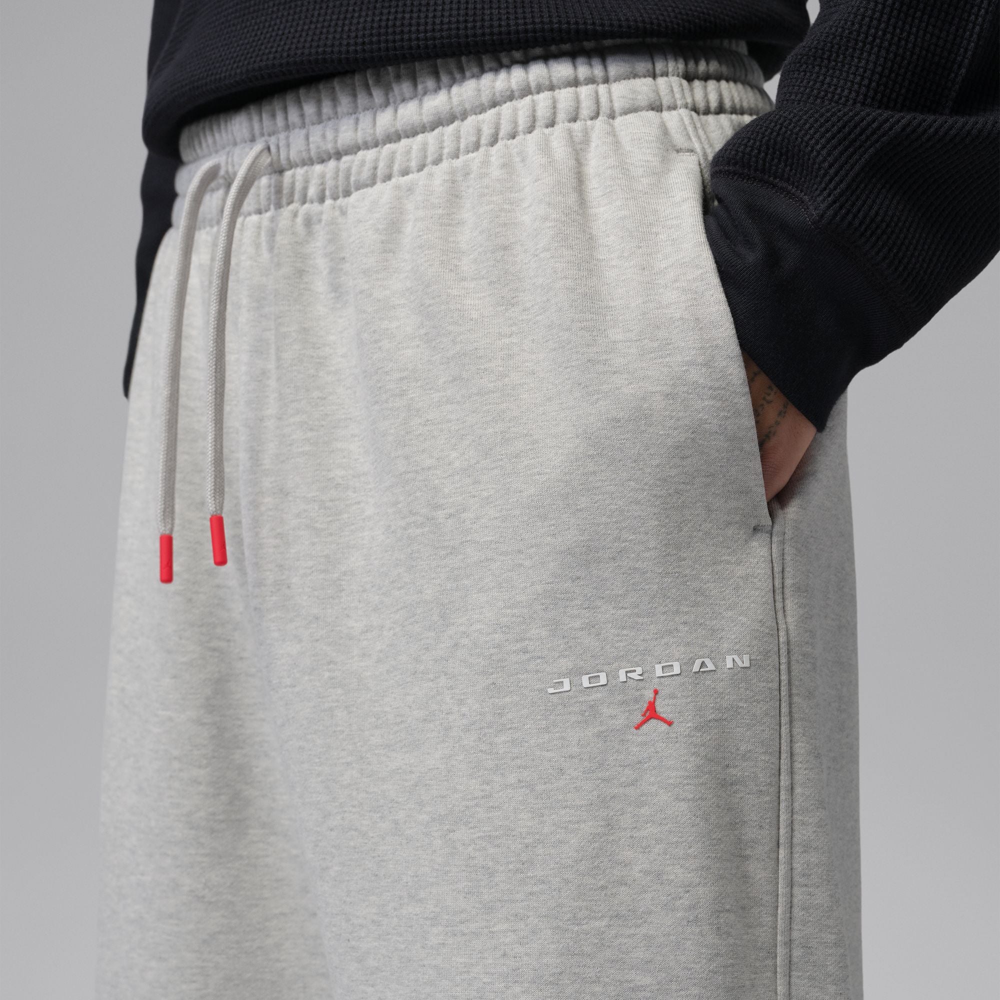 Air Jordan Mens Fleece Pants - Grey Heather
