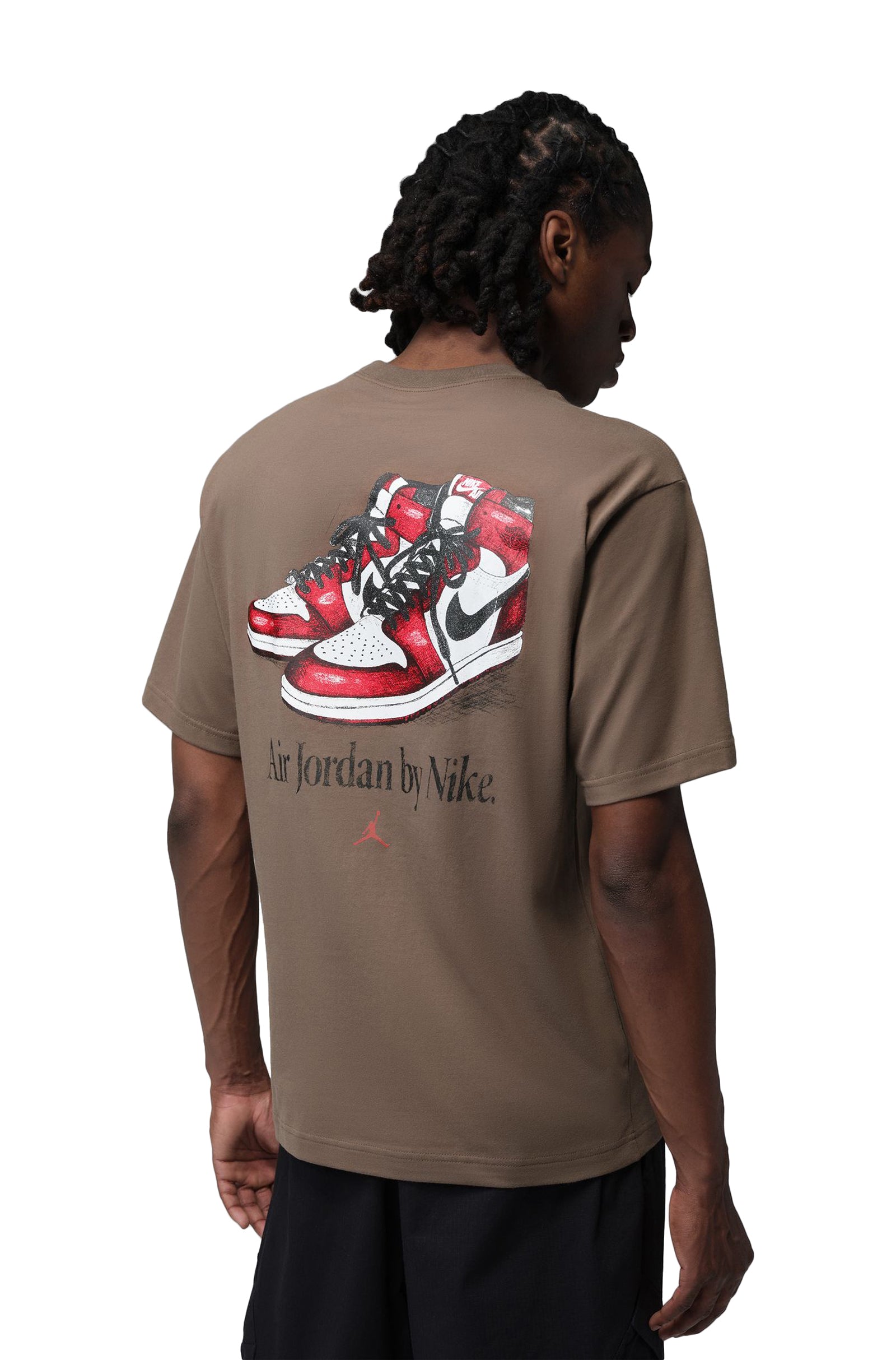 Air Jordan Mens Brooklyn Tee - Palomino