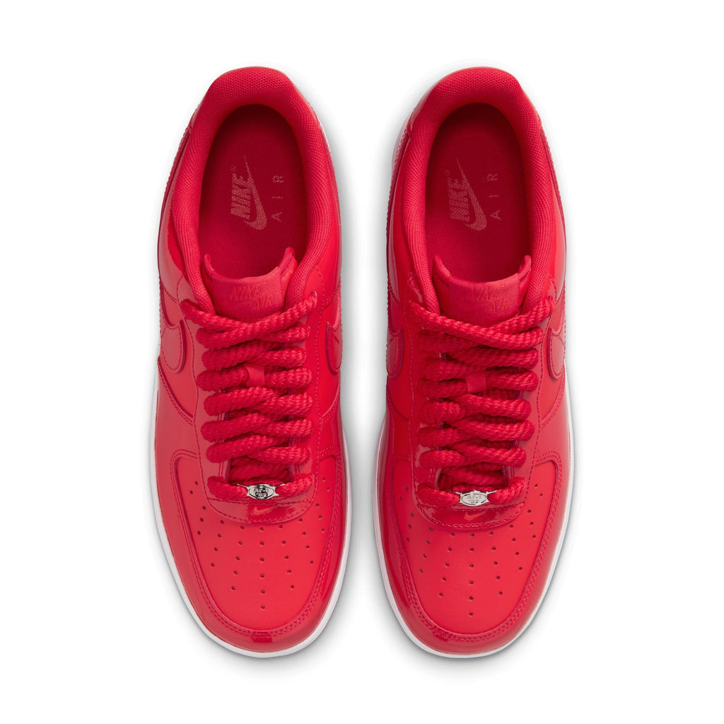 Nike Mens Air Force 1 '07 LV8 Patent - University Red
