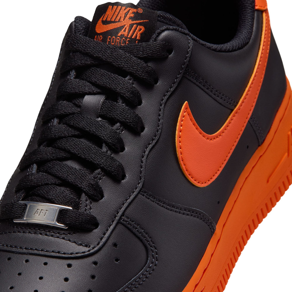 Nike Mens Air Force 1 '07 - Black/Orange