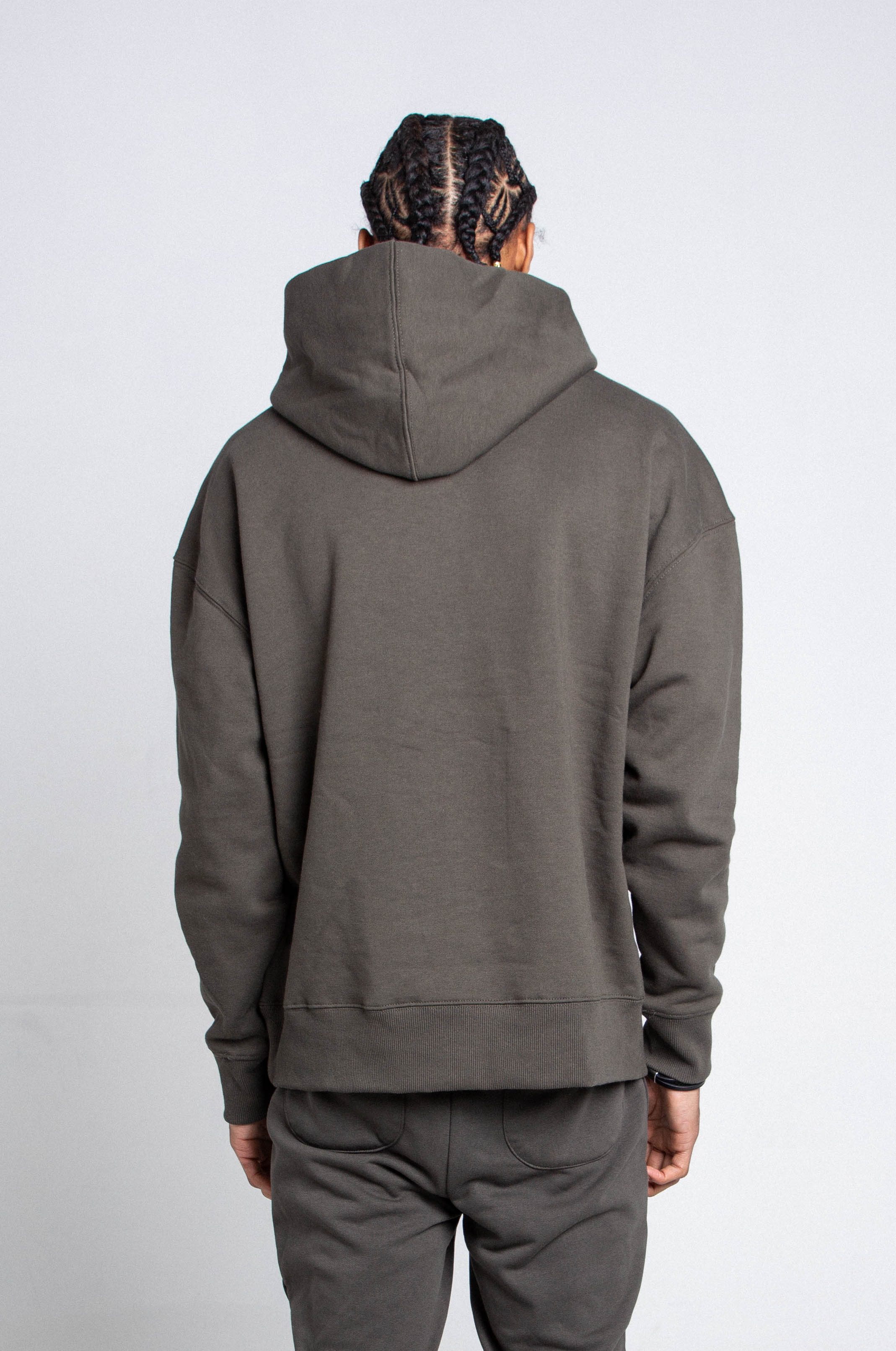 AJ1004H-P Plain Fleece Sweatshirt