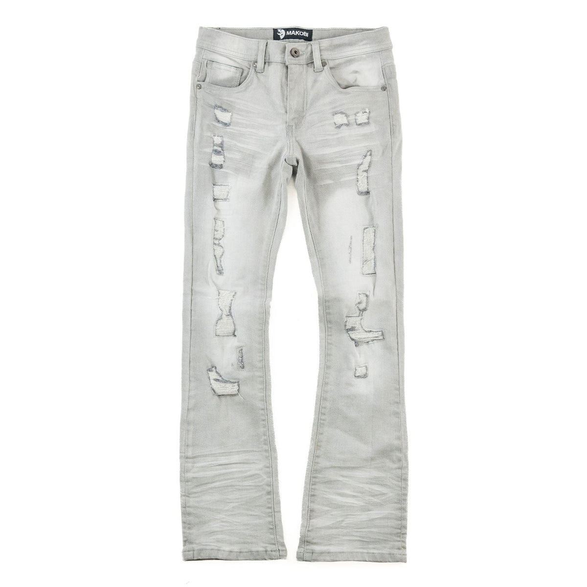 B1979 Jacob Stacked Jeans Kids - Gray