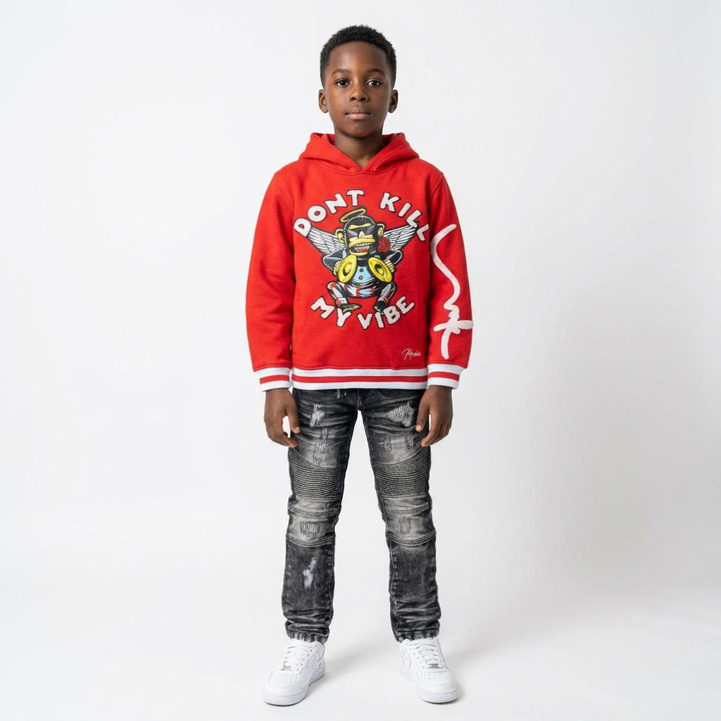B1786 KIDS Rick Biker Jeans 2024 - Black Wash