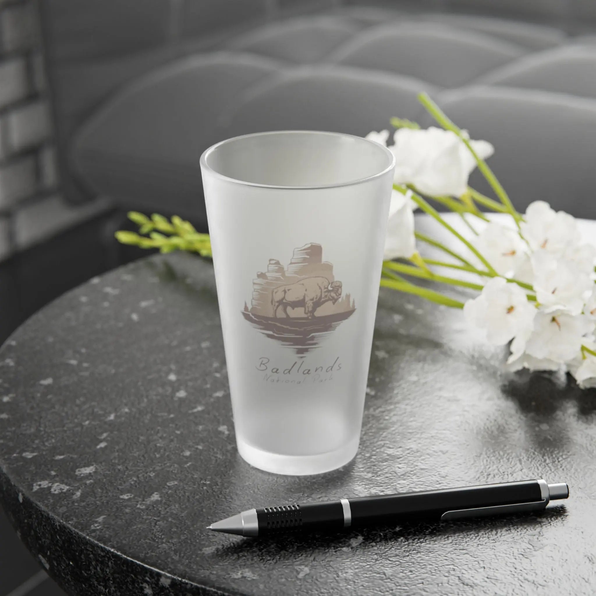 Badlands National Park Frosted Pint