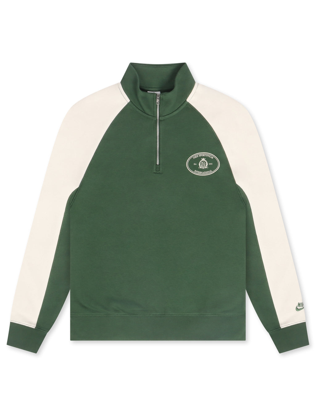 Nike Mens 1/2 Zip Fleece Top - Fir