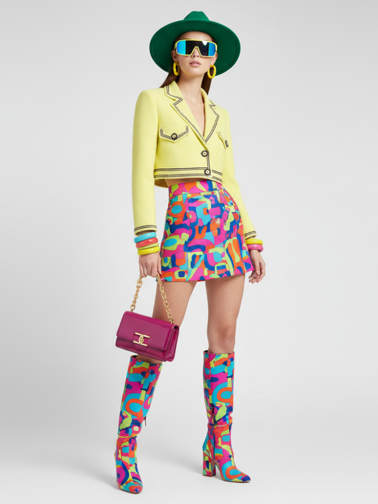 Cropped Tweed Jacket TIMES SQUARE BYMANYC ® New York