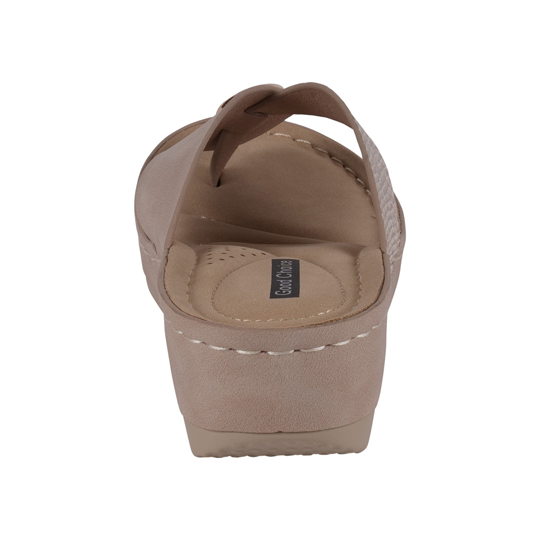 Women's Dafni Gold Wedge Sandals
