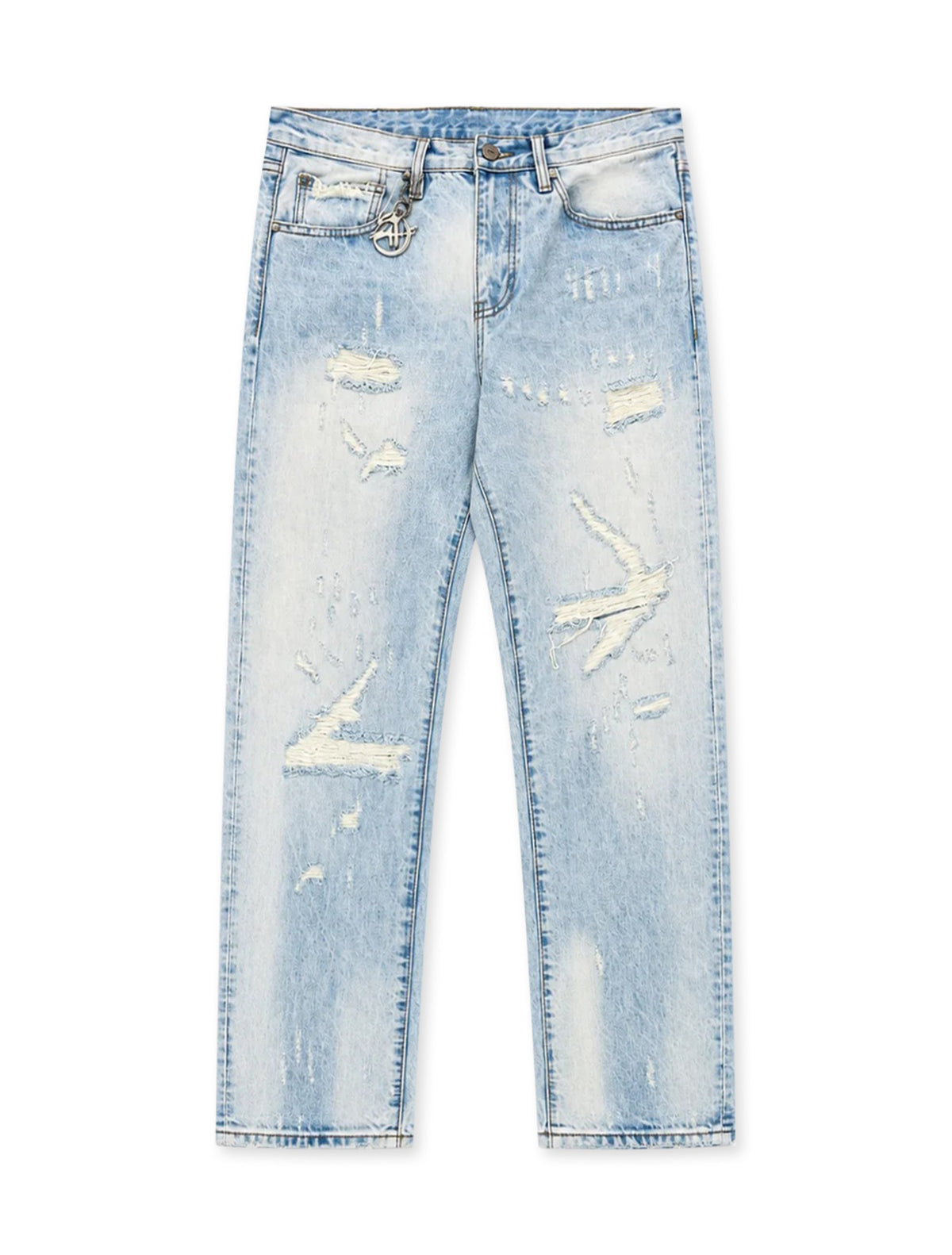 GFTD LA Damien Straight Leg Jean - Light Wash