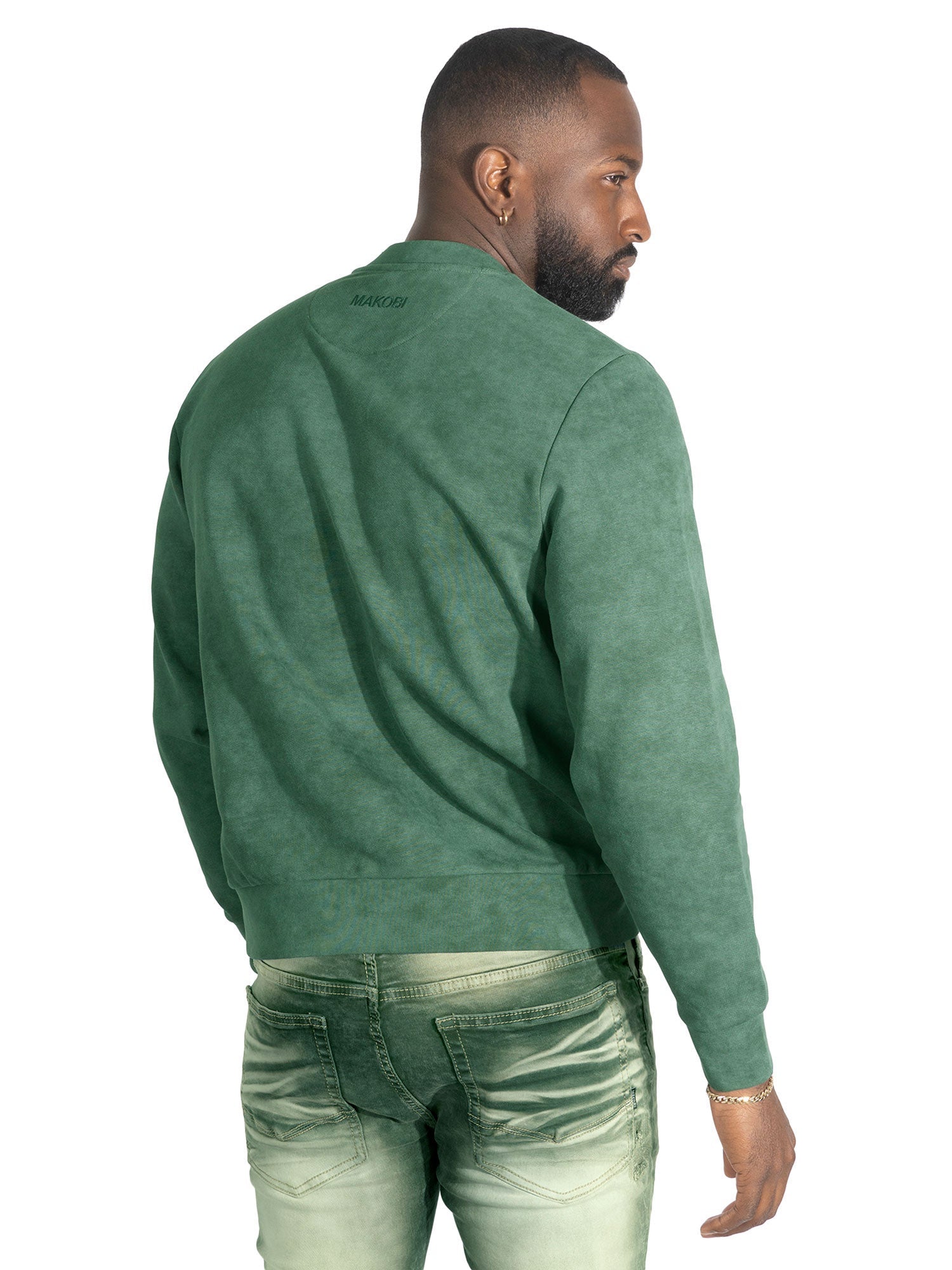 Sweatshirt | M4241 Lorenzino Crewneck - Green