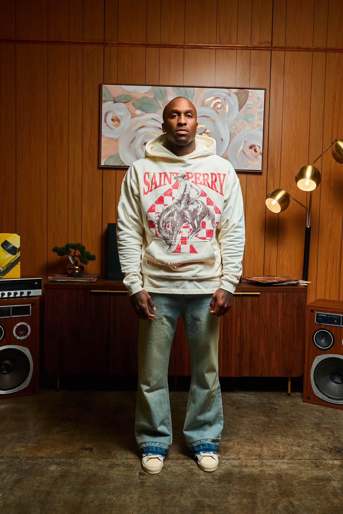 HORIZON RIDER LEATHER CARD CASE HOODIE