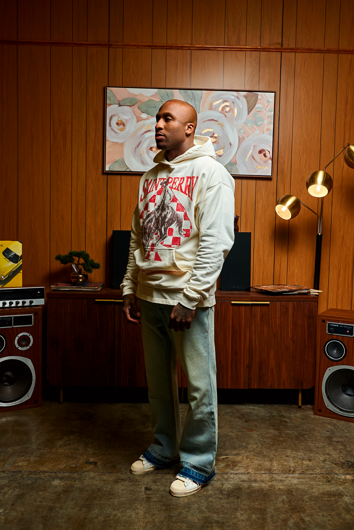 HORIZON RIDER LEATHER CARD CASE HOODIE