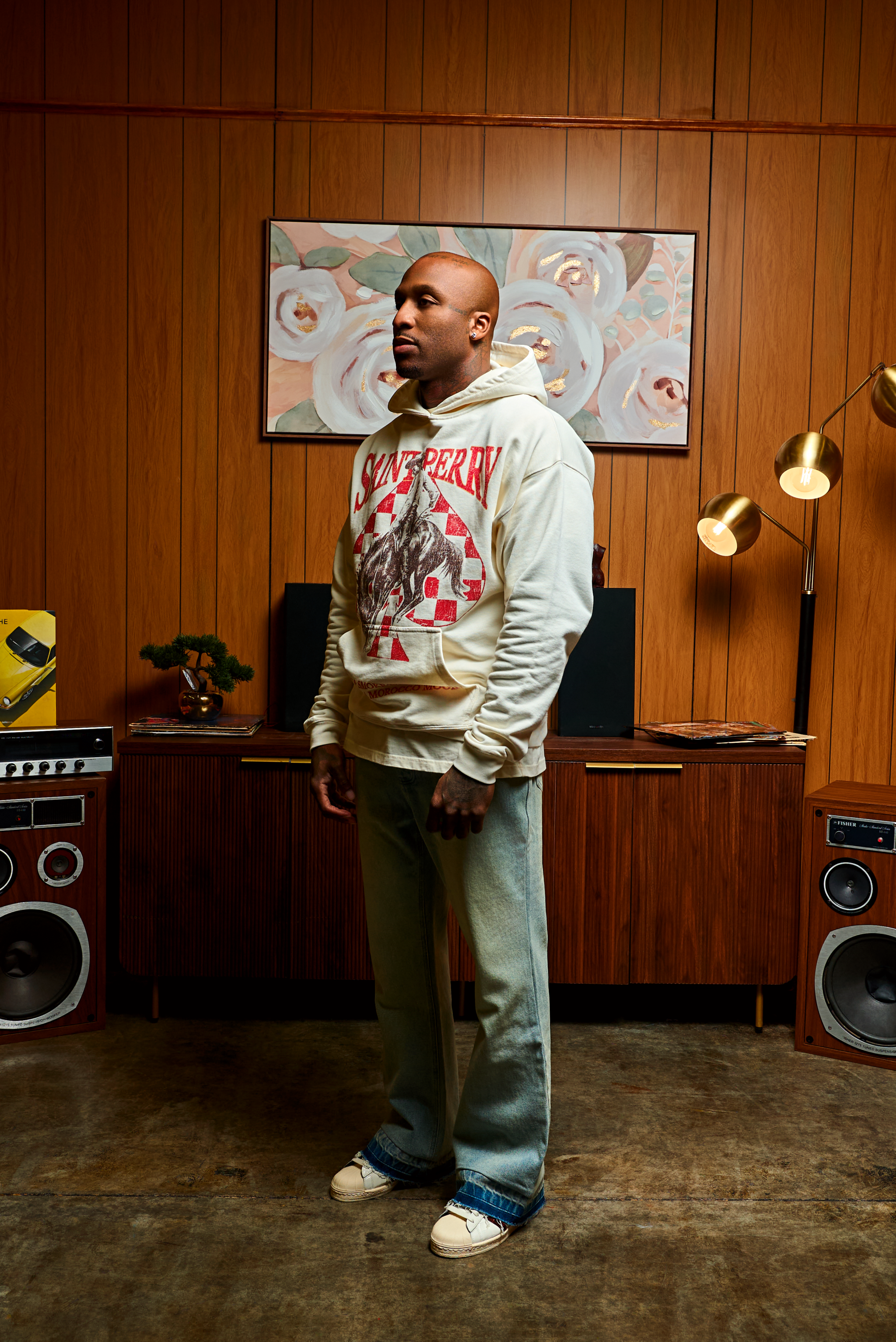 HORIZON RIDER LEATHER CARD CASE HOODIE