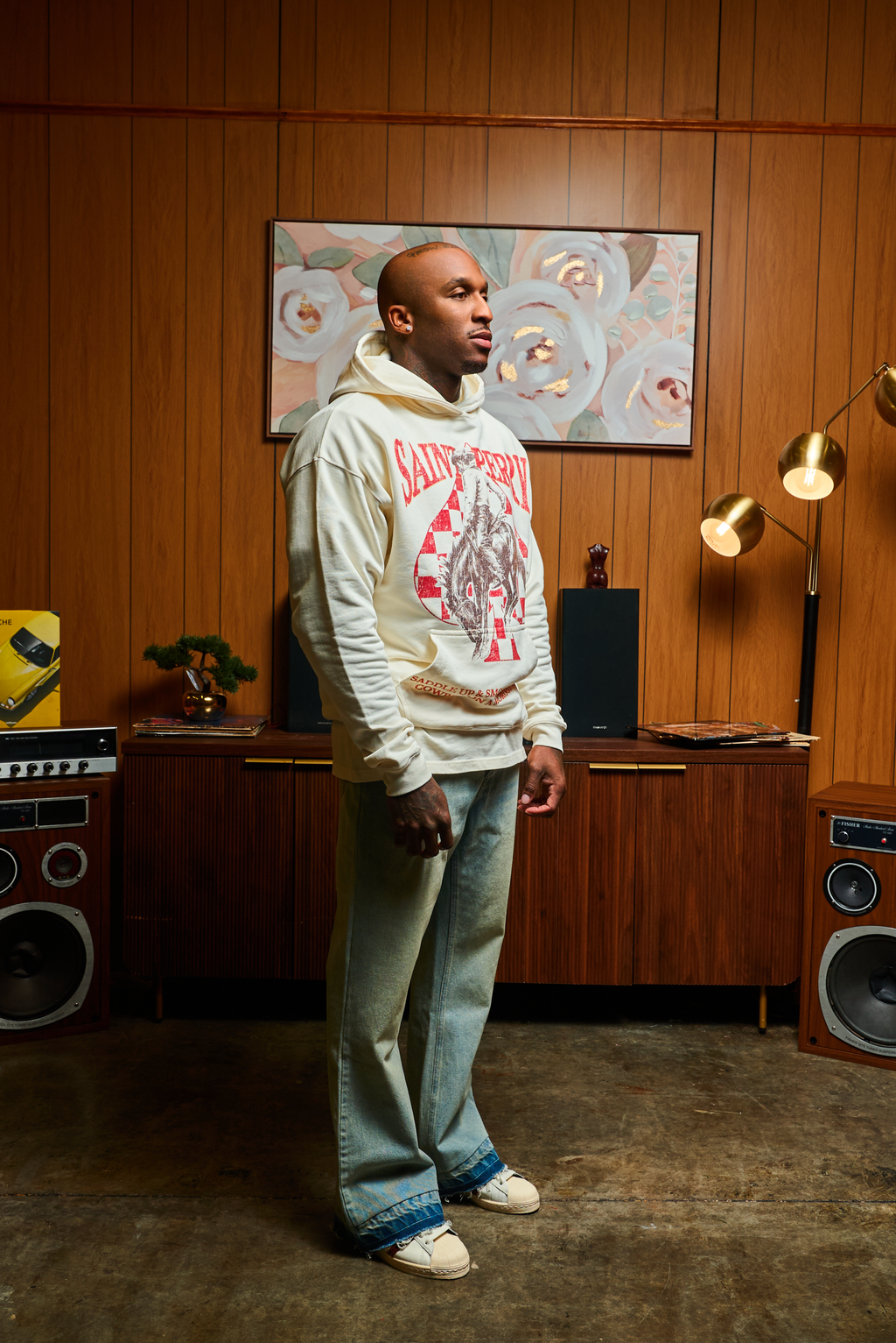 HORIZON RIDER LEATHER CARD CASE HOODIE