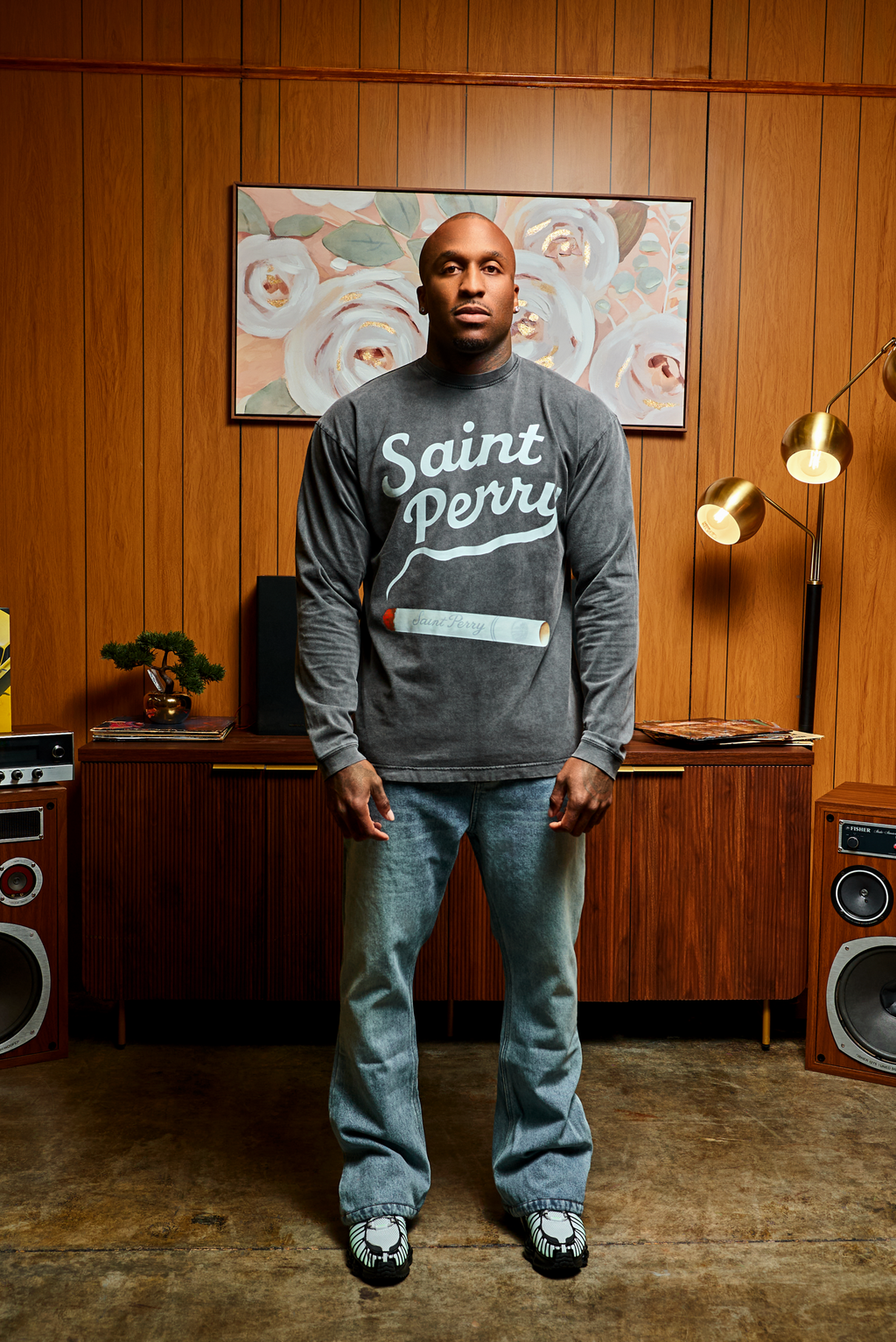 THE WEIGHT OF WHISPERED LEGENDS LONG-SLEEVE - BLACK