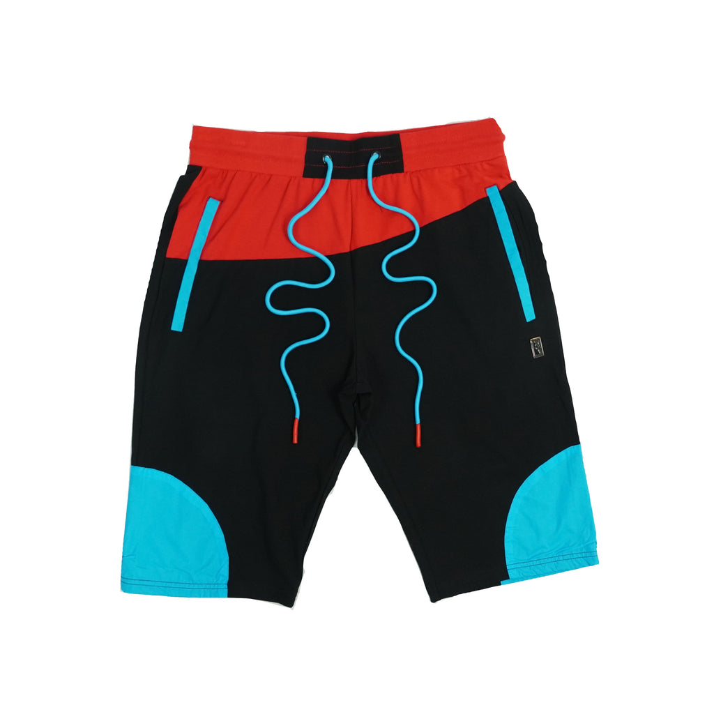 M536 ColorBlock Track Short Set - Black