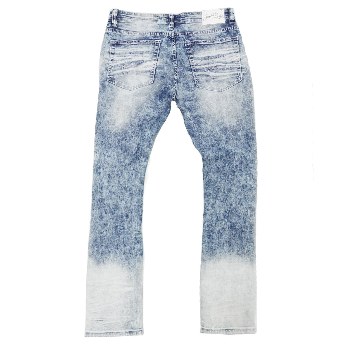 Makobi FROST Ripped Jeans, Light Wash, product back