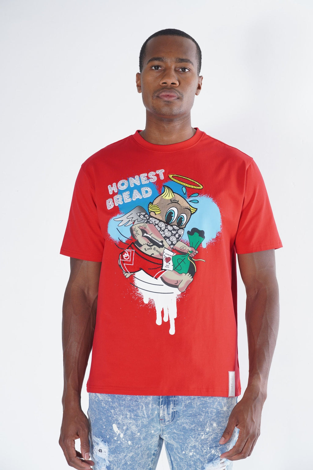 F144 Frost Honest Bread Tee - Red