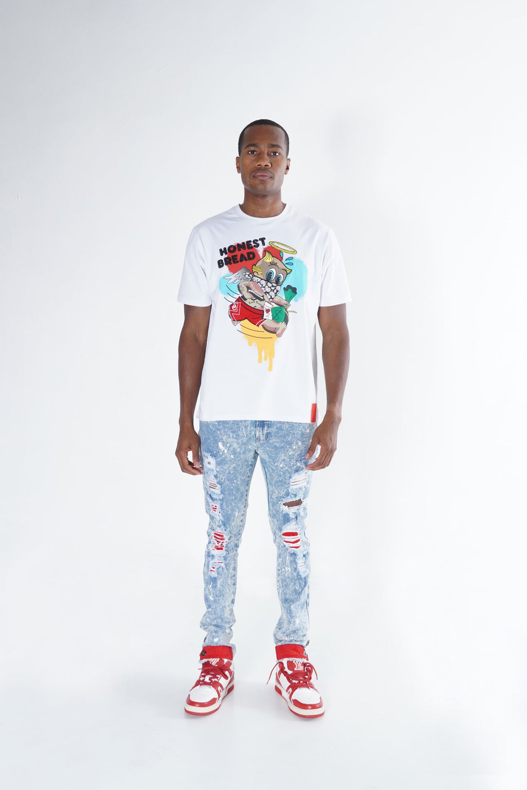 F144 Frost Honest Bread Tee - White