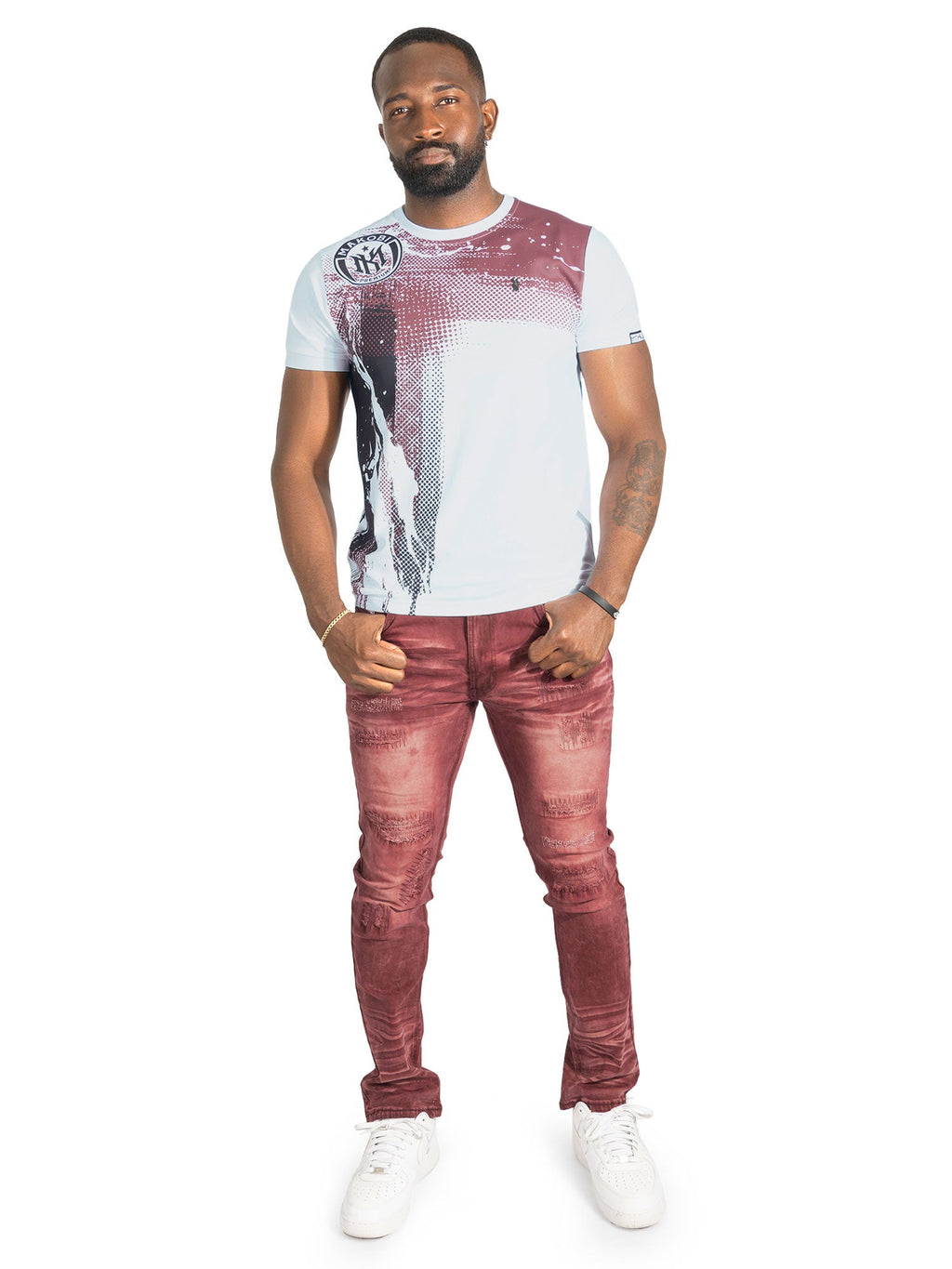 Jersey Shirt | M455 Lorenzo MK Tee - White