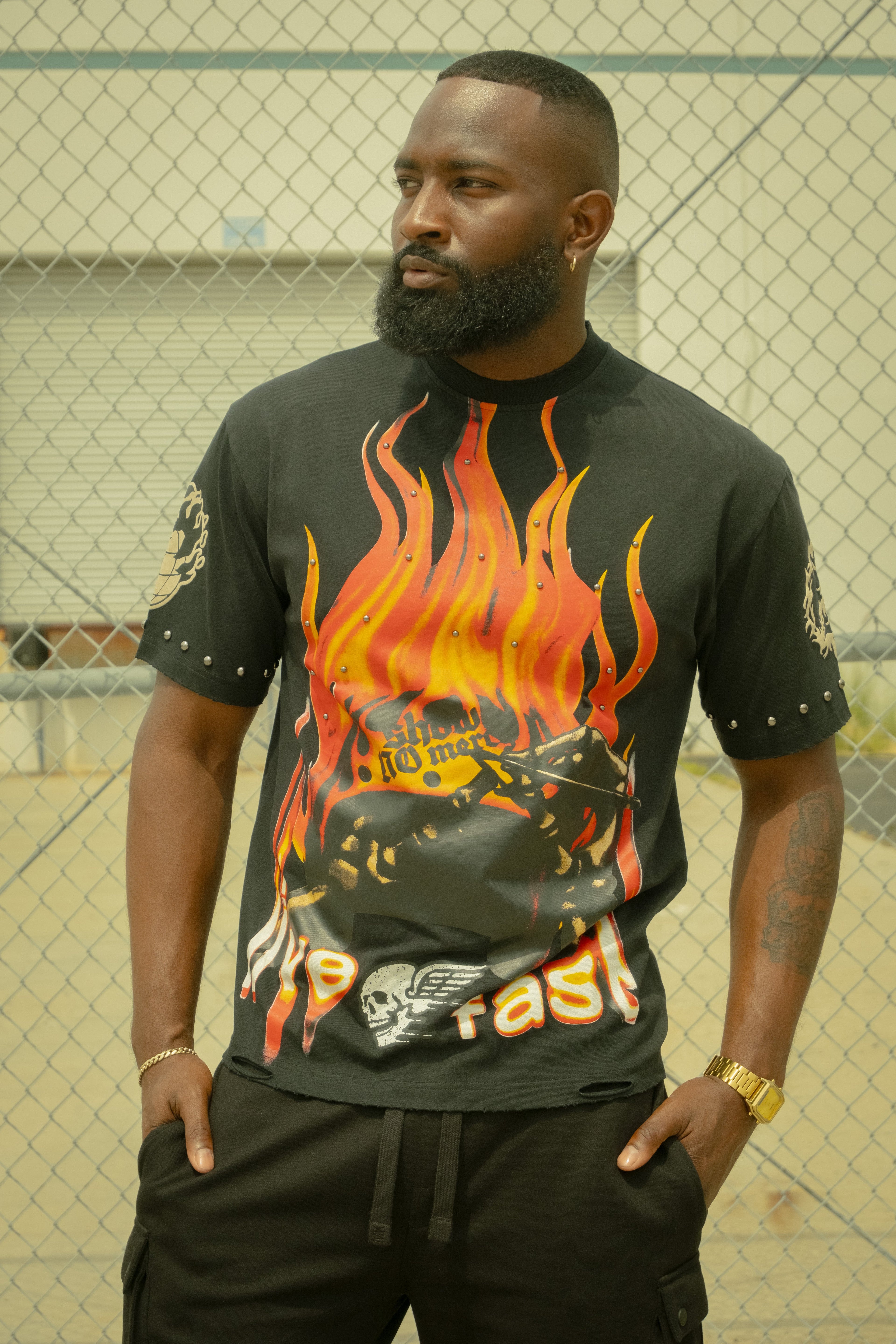 M382 Live Fast T-shirt - Black