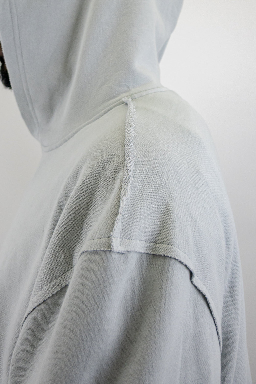 CH400 Distressed Cropped Hoodie