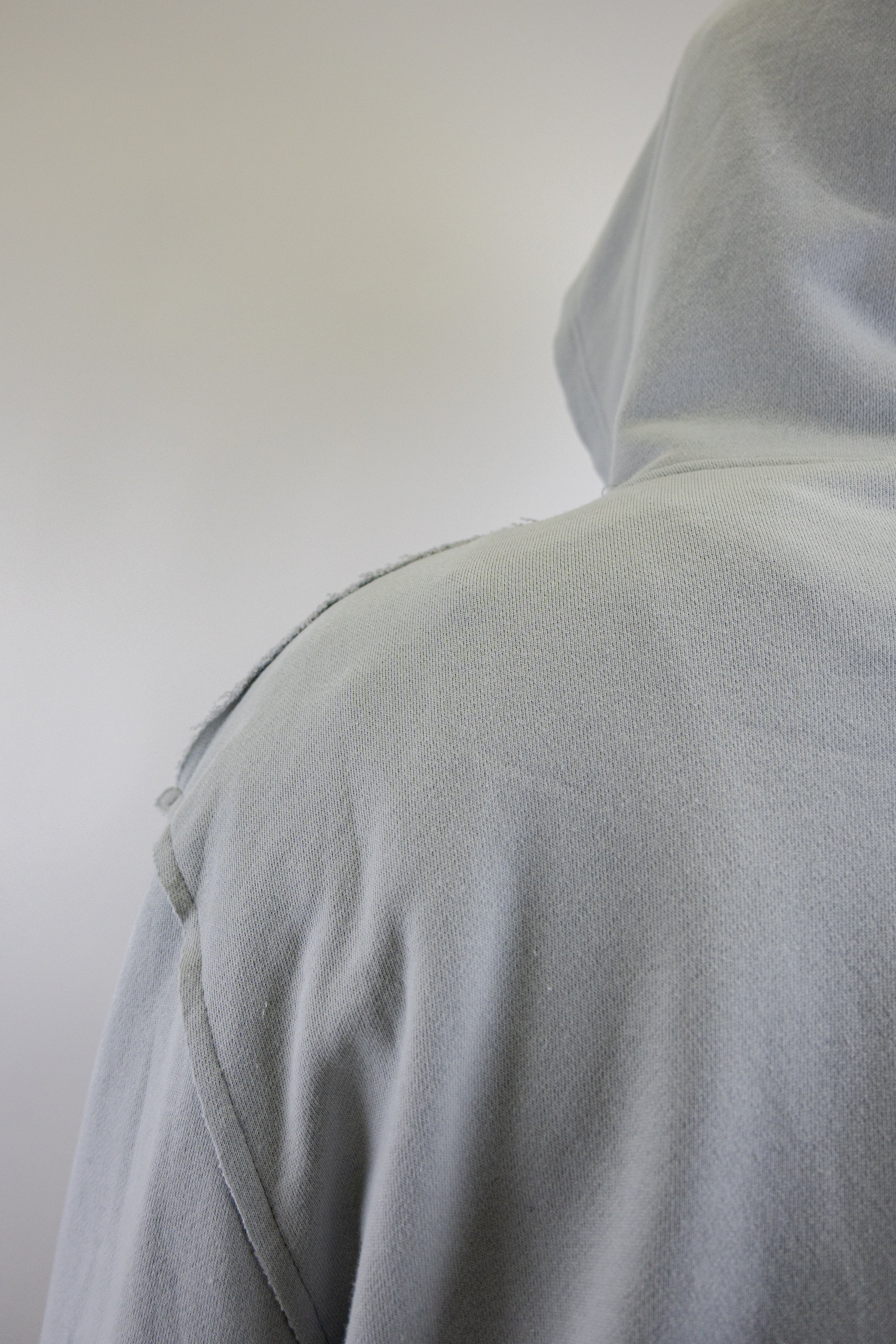 CH400 Distressed Cropped Hoodie