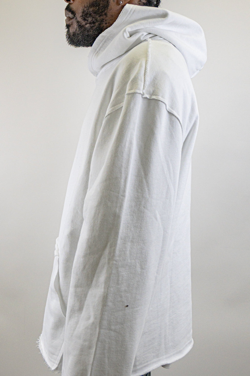 CH400 Distressed Cropped Hoodie