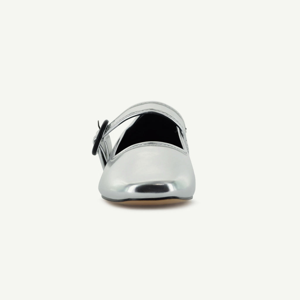 MARIANA: FLAT MARY JANE - SILVER