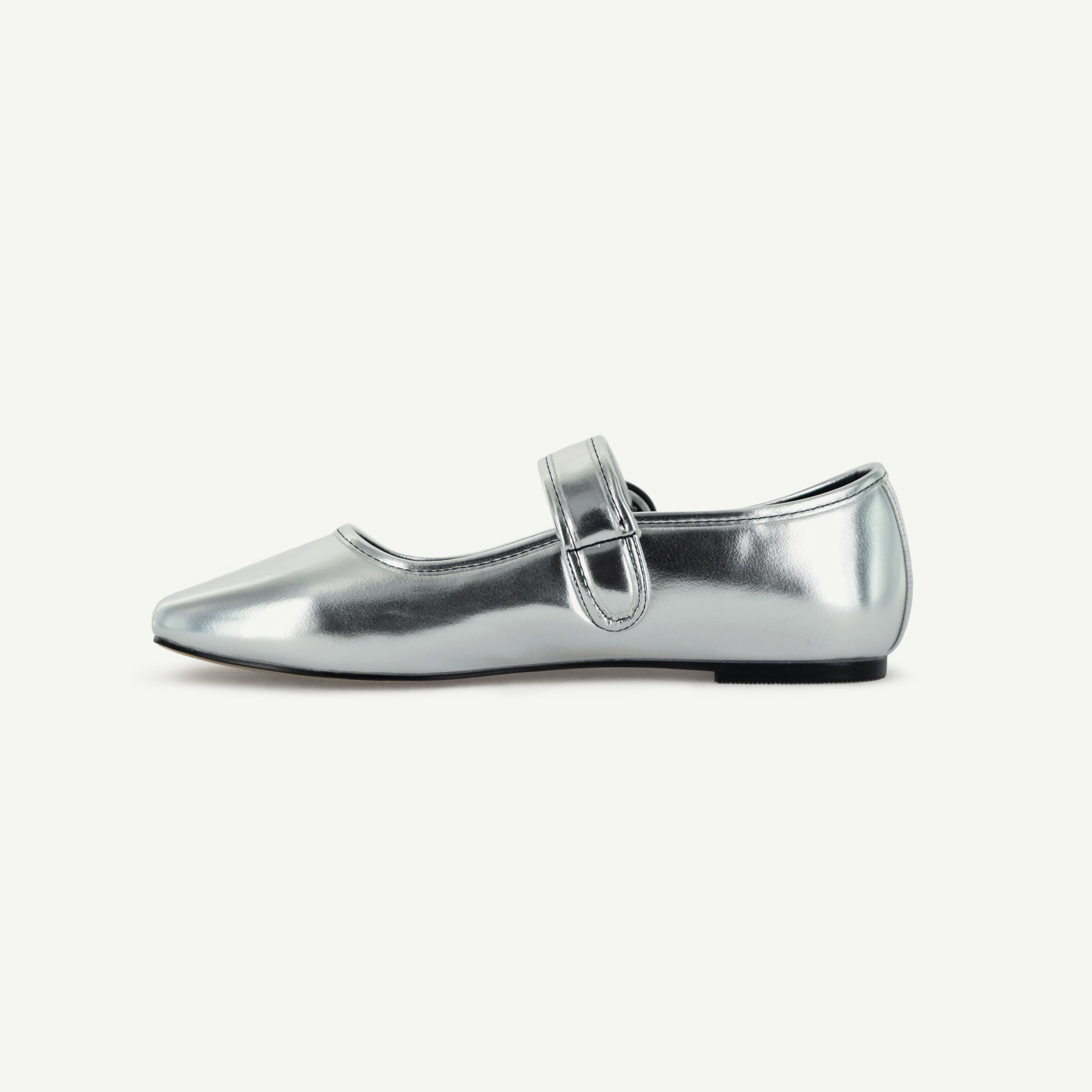 MARIANA: FLAT MARY JANE - SILVER