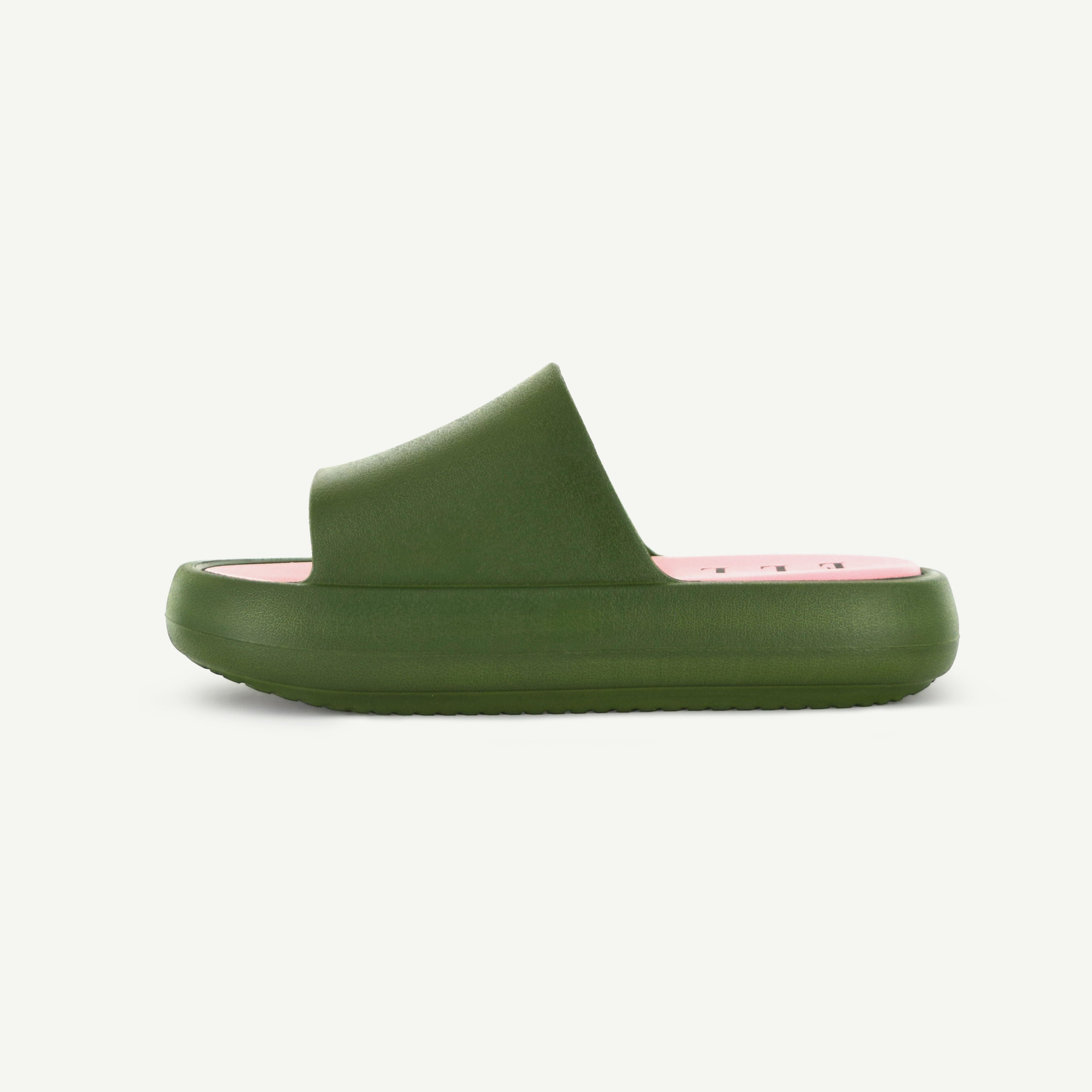 ST. TROPEZ: PLATFORM SLIDE - OLIVE