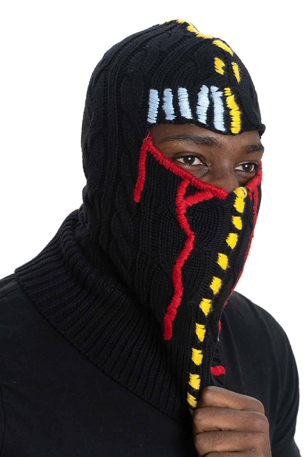 Makobi Sheisty Ski Mask, Black, product front