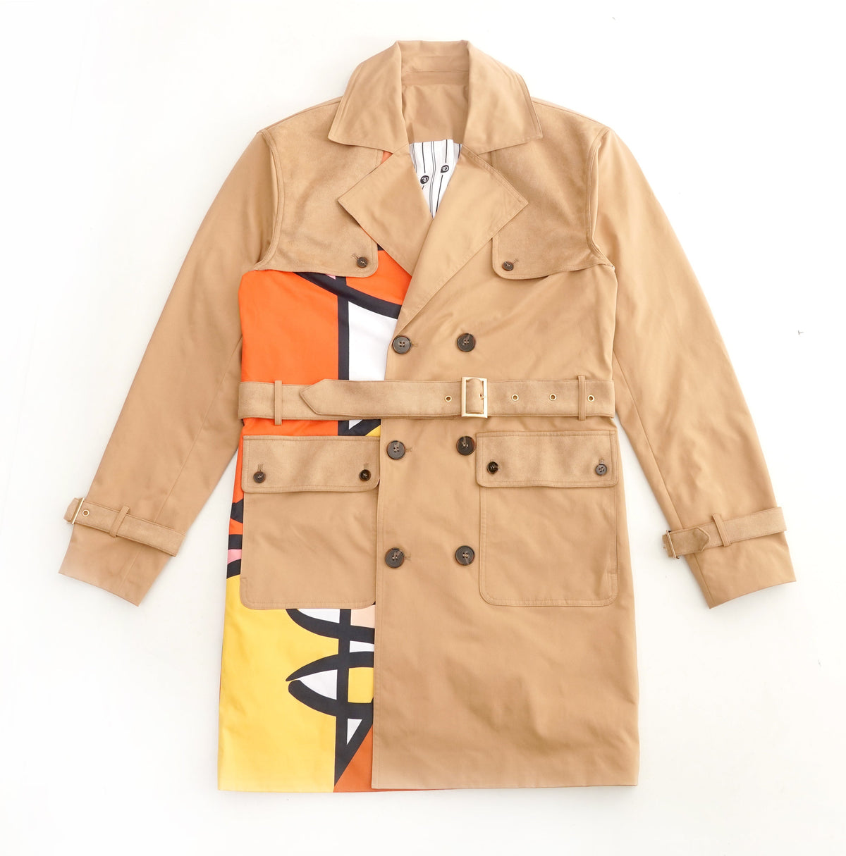 Makobi Frost Weatherproof Trench Coat, Khaki, product photo