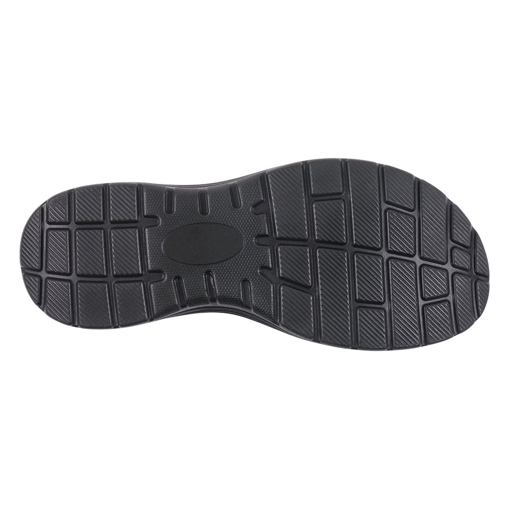 Women's Judy Black Velcro Comfort Flat Sandals