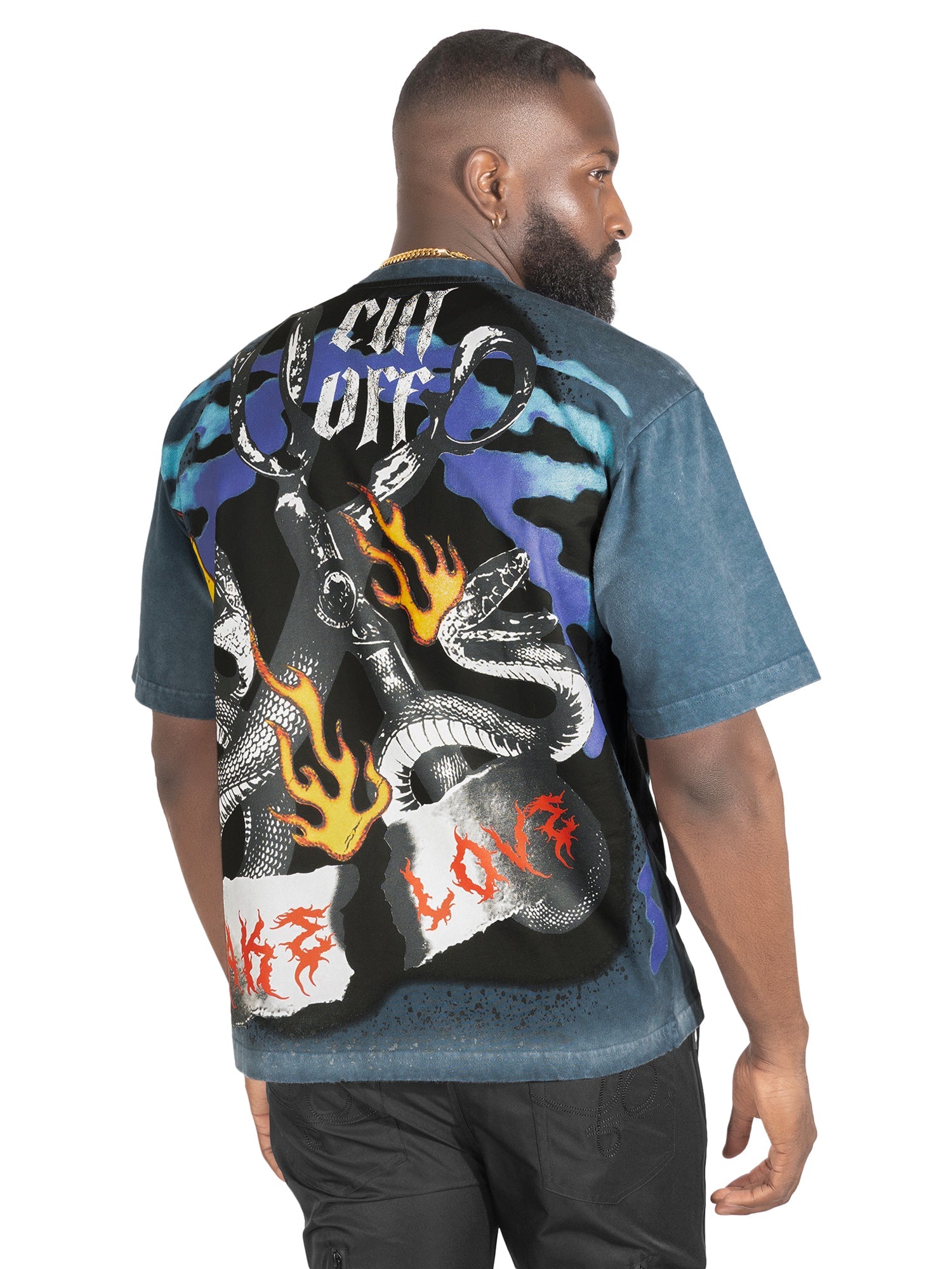 Tee | F169 Fake Love - Blue