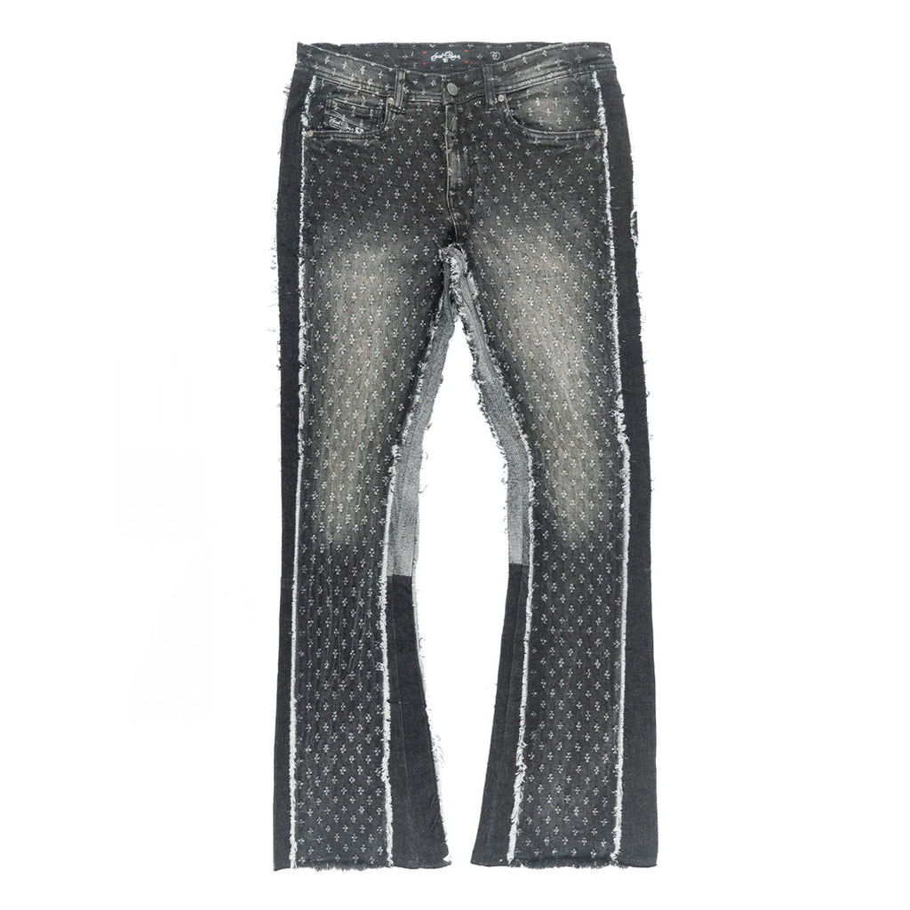 Pants | F1702 Phalon Stacked Jeans - Black
