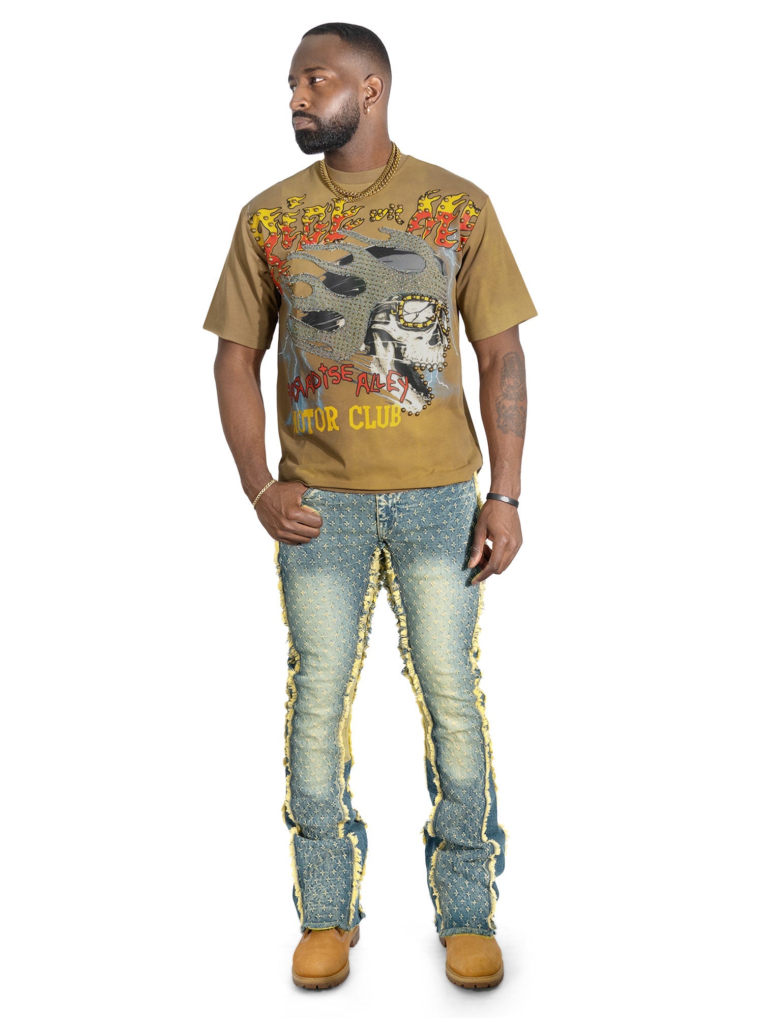 Pants | F1702 Phalon Stacked Jeans - Dirt