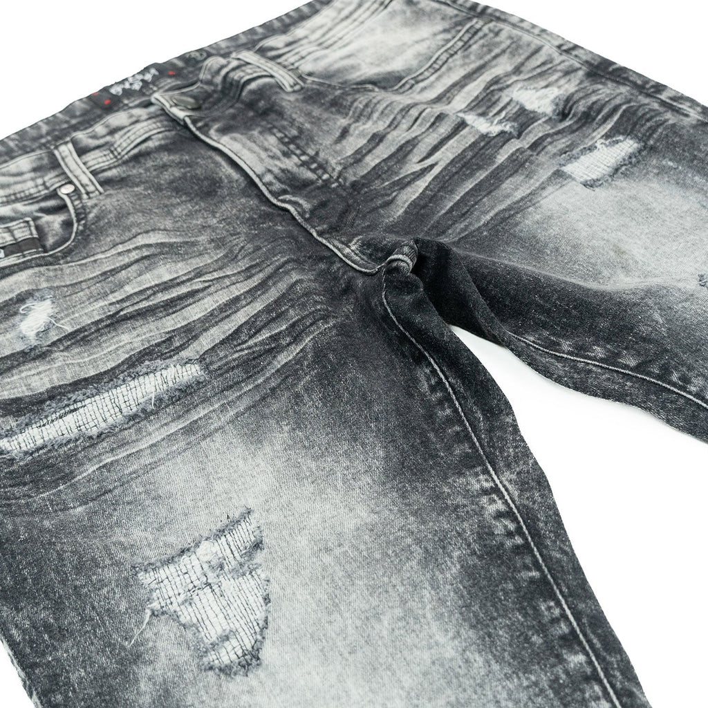 Jeans | F1712 Alono Stacked Jeans - Black Wash
