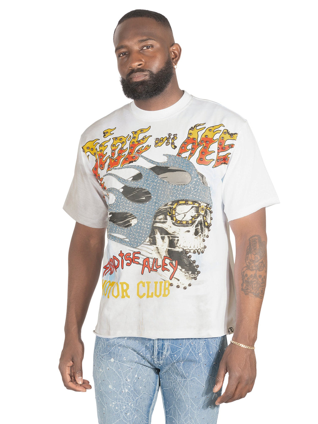 Tee | F188 Ride With Me - White